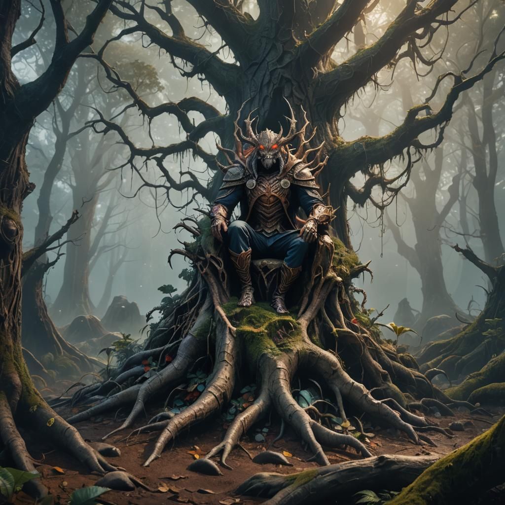 Trantula Buruo in Misty Fantasy Forest