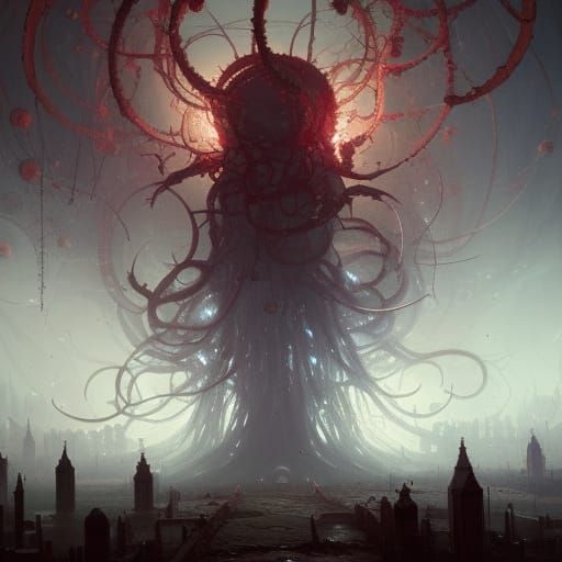 Yog-Sothoth in Dark Fantasy Style