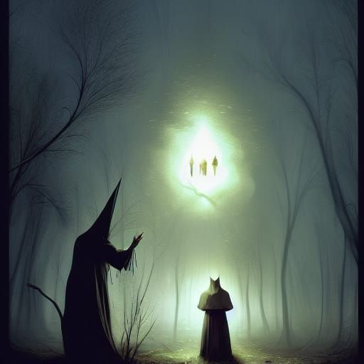 Soul as Vessel for Inner Demon in Dark Surrealism