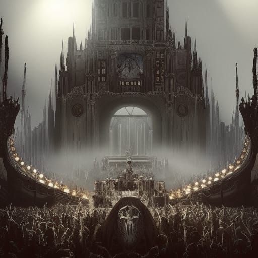 Ghost Band's Tobias Forge: Epic Cinematic Digital Art