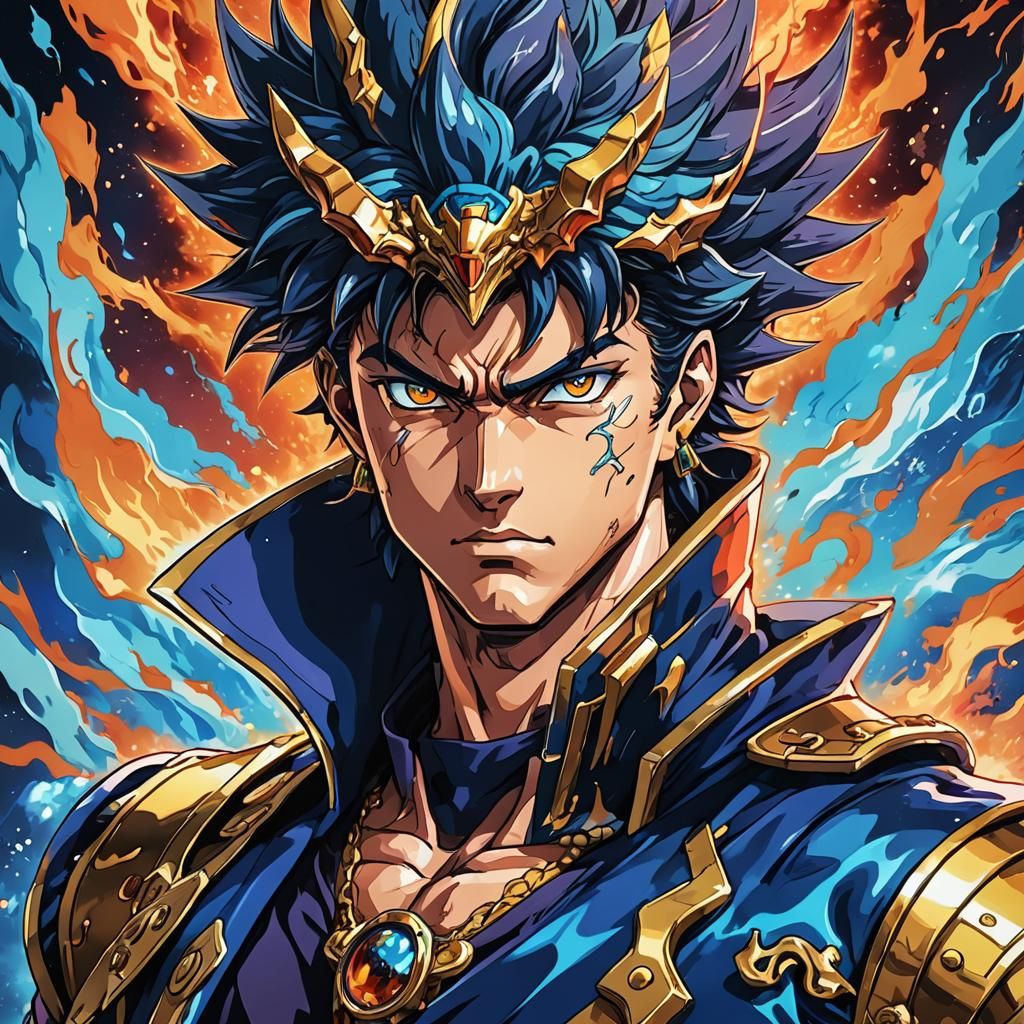 Heroic Dragon Ball Warrior in Guilty Crown Style