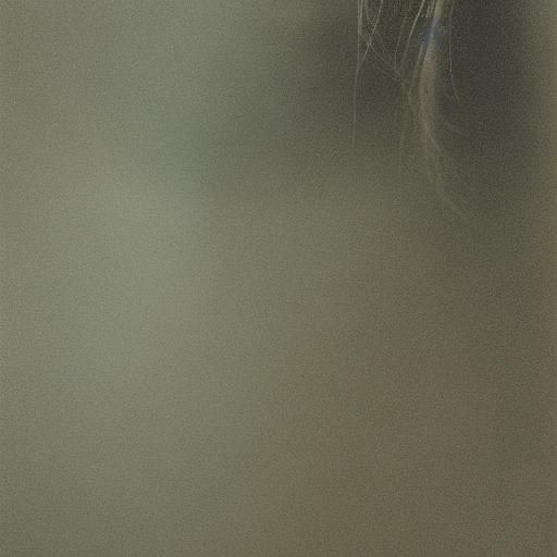 Surreal Portrait of Girl with Moody, Cinematic Lighting