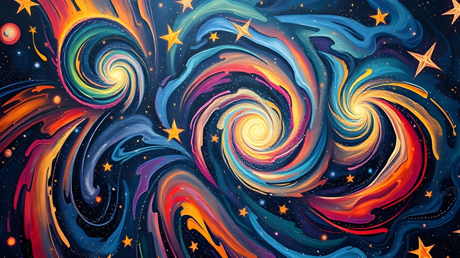 Psychedelic Maelstroms: Abstract Oil Painting in Maximalist ...