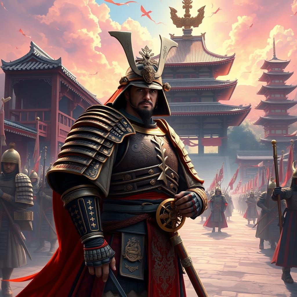 Shogun Devan Defends Feudal Japan in a Hyperrealistic Fantas...