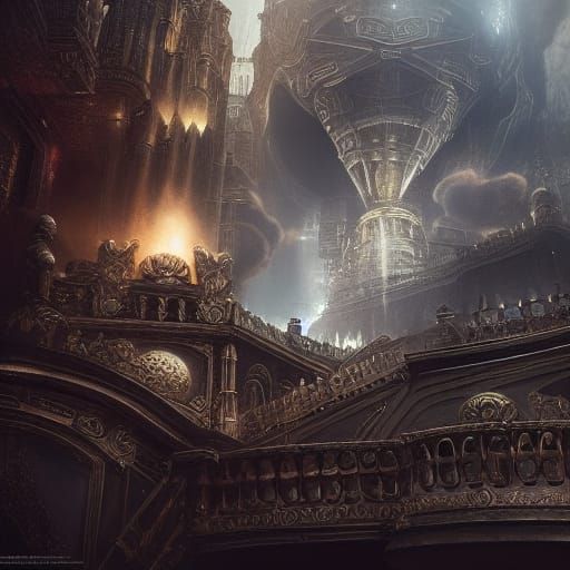 Dramatic Ace of Spades Digital Matte Painting