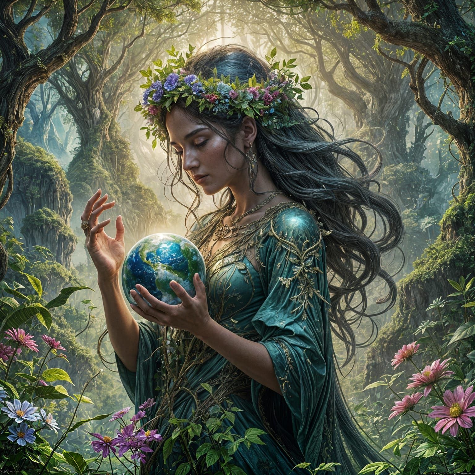 Gaia Emerges From Chaos With Planet Earth