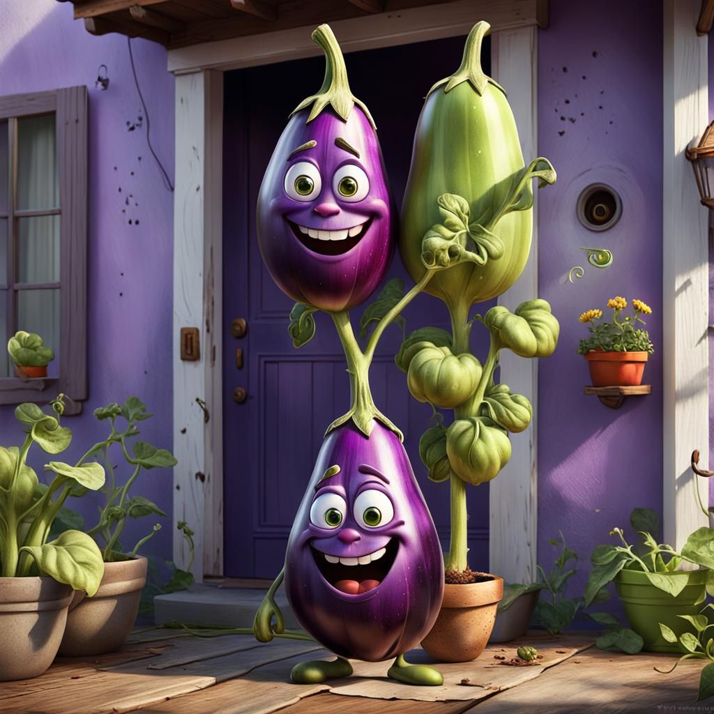 Funny Eggplants