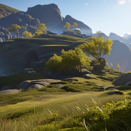Epic 3D Videogame Graphics in 8K Resolution