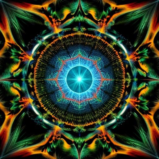 Fractal Nature: Abstract Visual Harmony