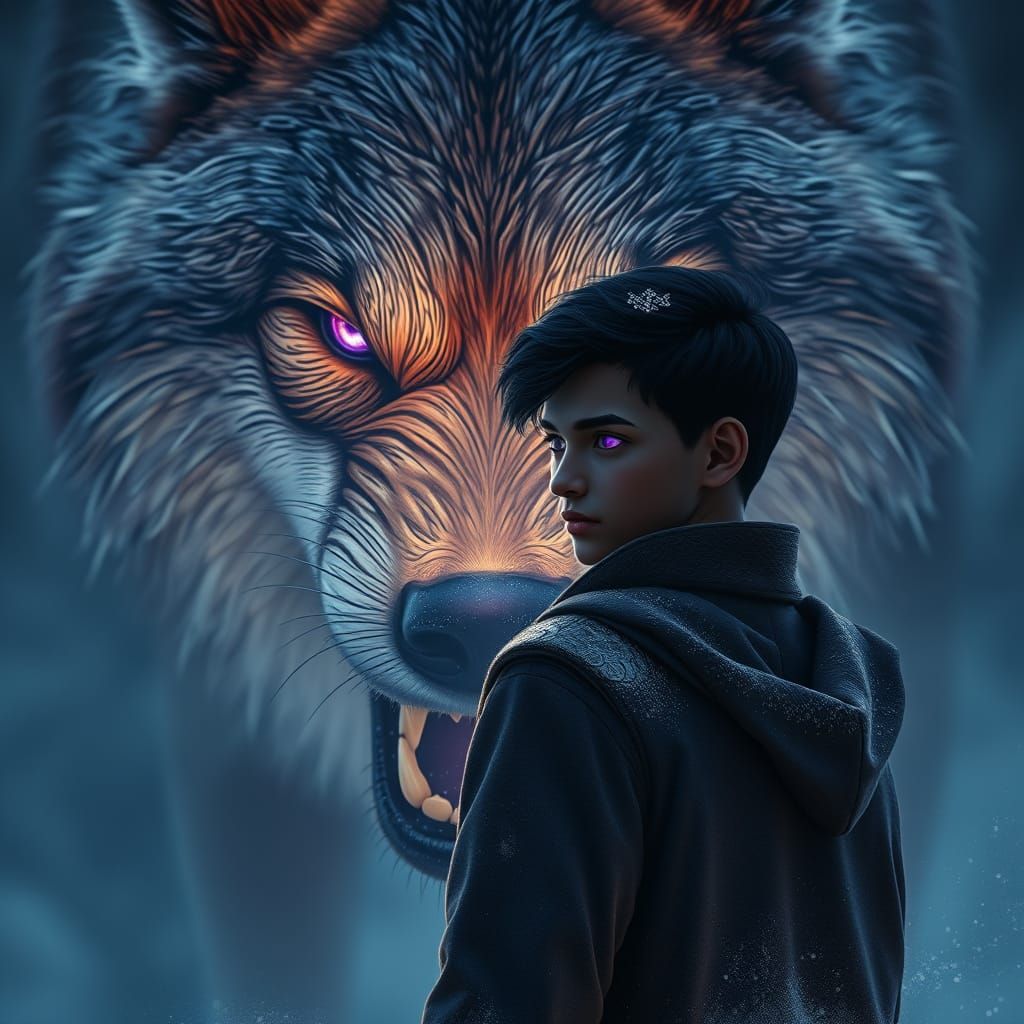 Young Man's Luminous Energy vs. Bared-Teeth Coyote