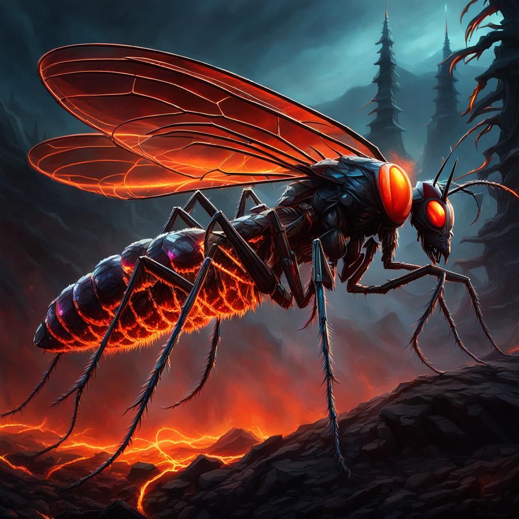 Infernal Beast Mosquito in Gothic Wilderness