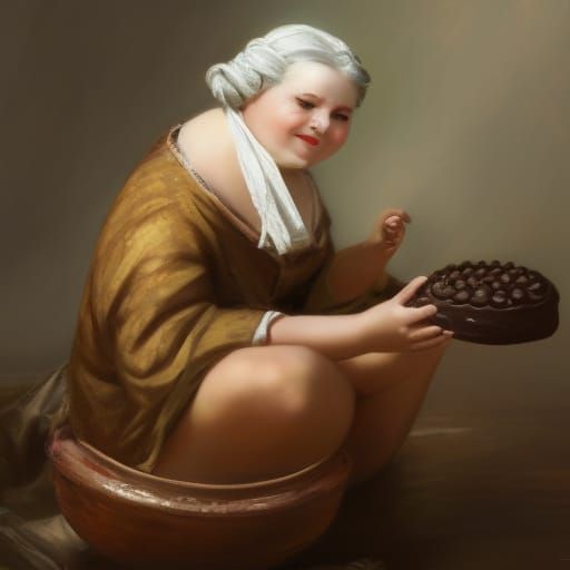 Martha Washington Hatches an Egg: Hyperdetailed Concept Art