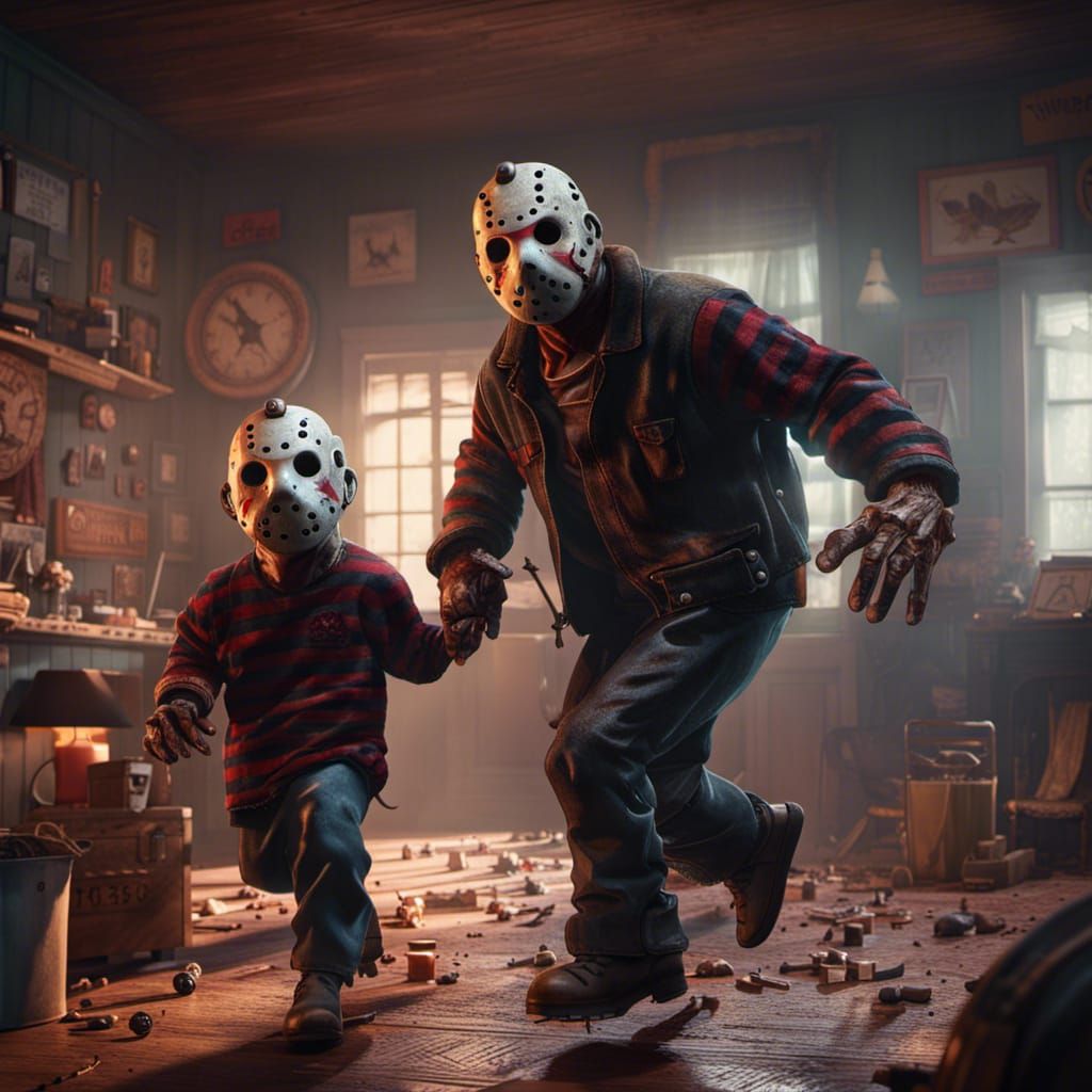 Jason and Freddy's Daycare: Fantasy Concept Art
