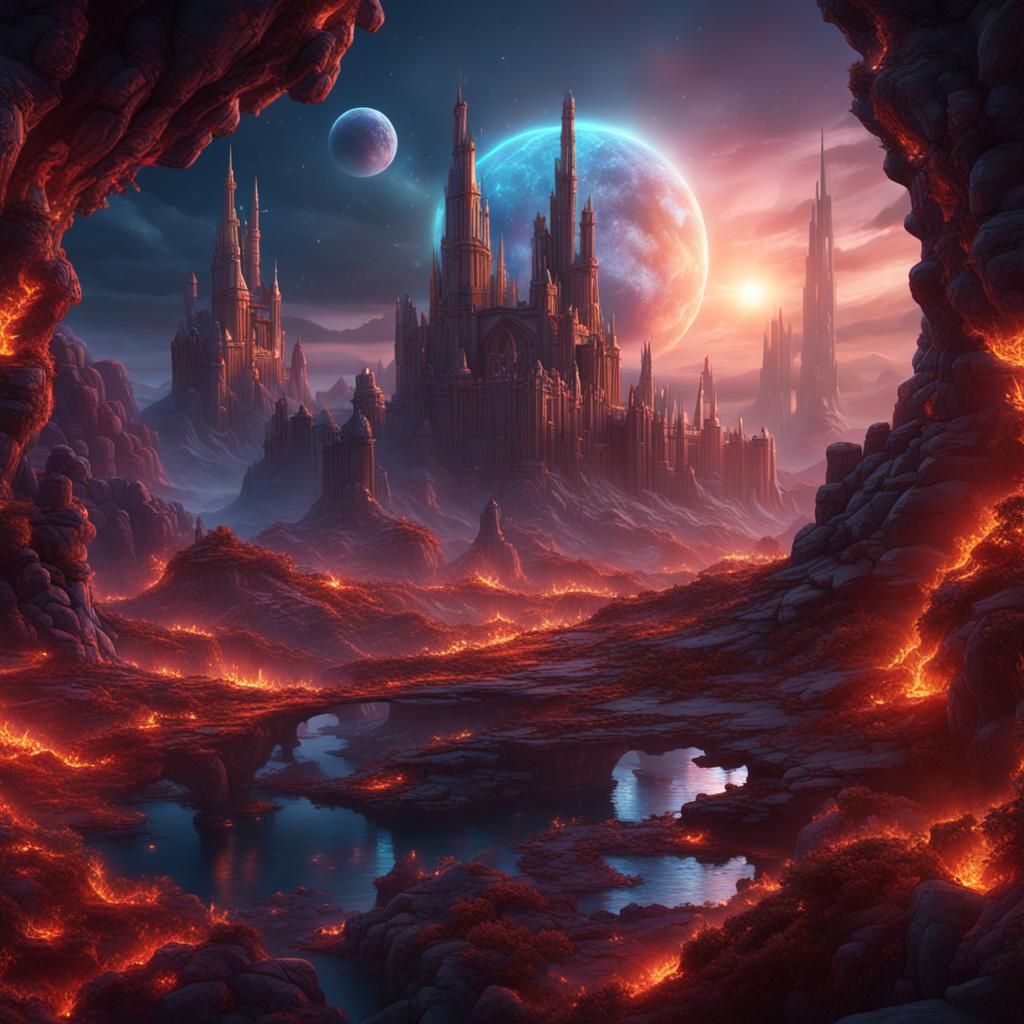 Plasma World: Detailed Fantasy Concept Art