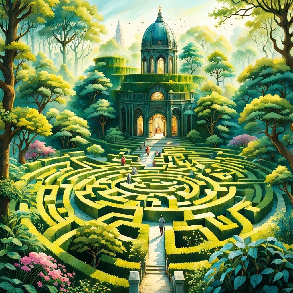 Garden maze