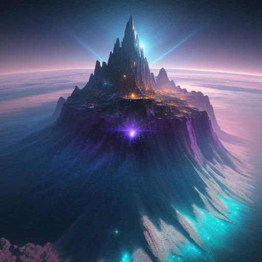 Crystal Orb Galaxy Splash Screen: Digital Art Masterpiece