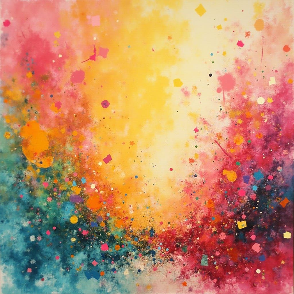 Optimistic Winter Celebration in Vibrant Colors