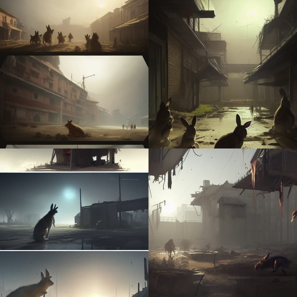 Post apocalyptic Boarding schools with rabid rabbits roaming...