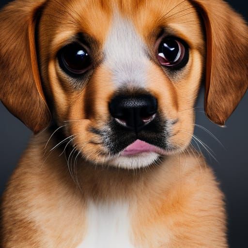 Puppy Portrait Inspired by Professional Photography