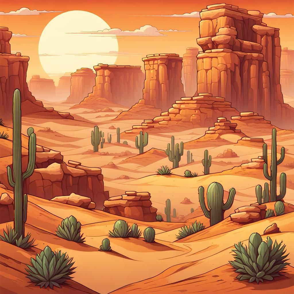 Desert Canyon Platformer Tileset in Unreal Engine 5