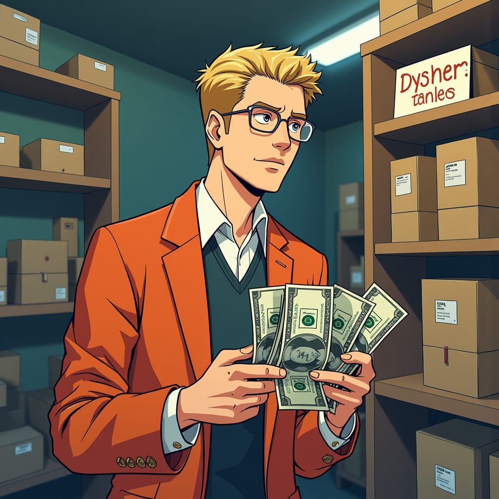 Cat Inspecting IGBT Transistors in Anime Style