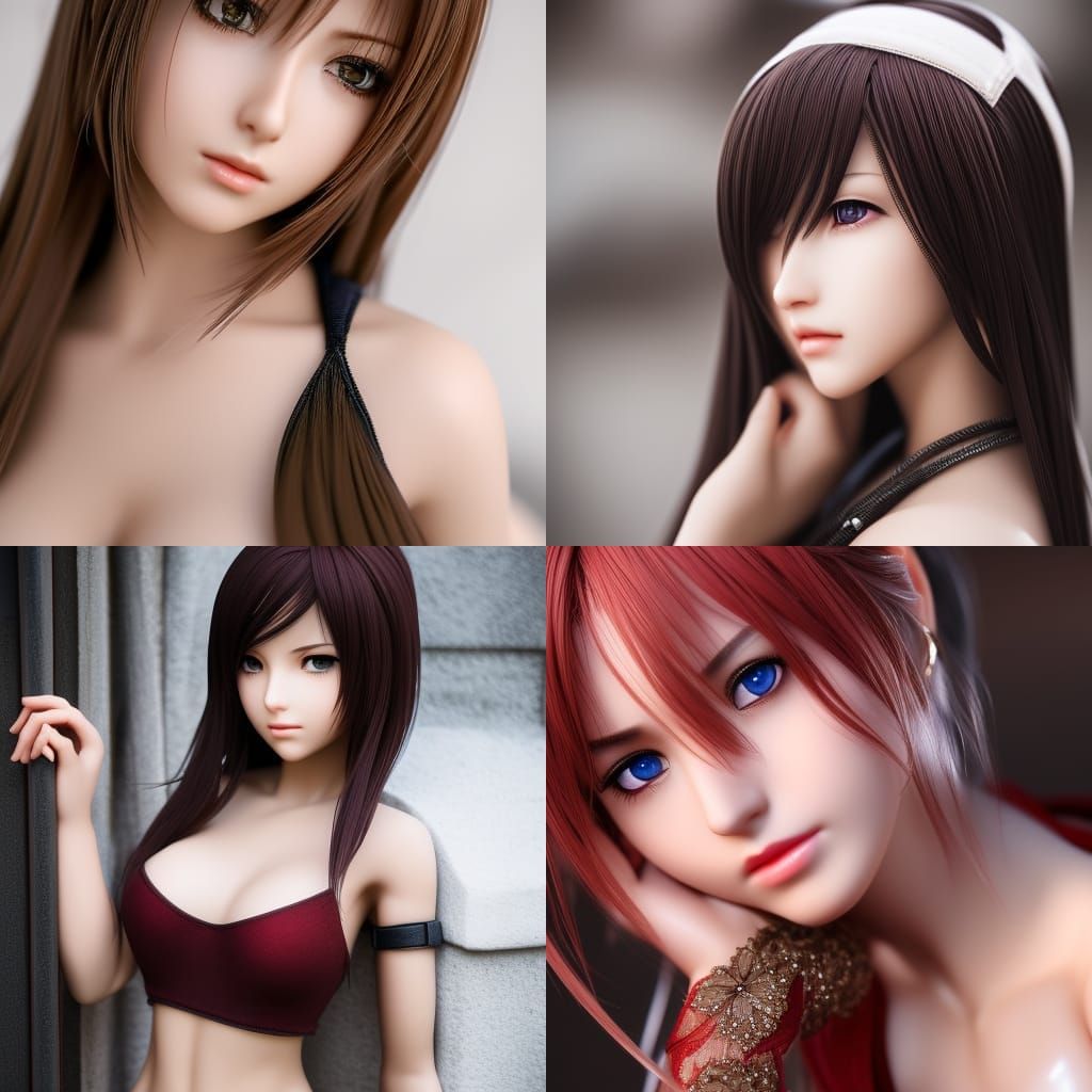 Beautiful Detailed Girl in Japanese Clothes, Photorealistic