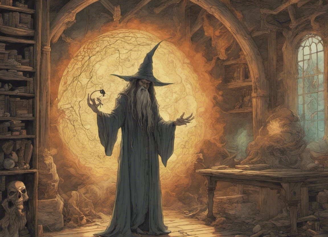 Necromancer Summons Demon from Portal