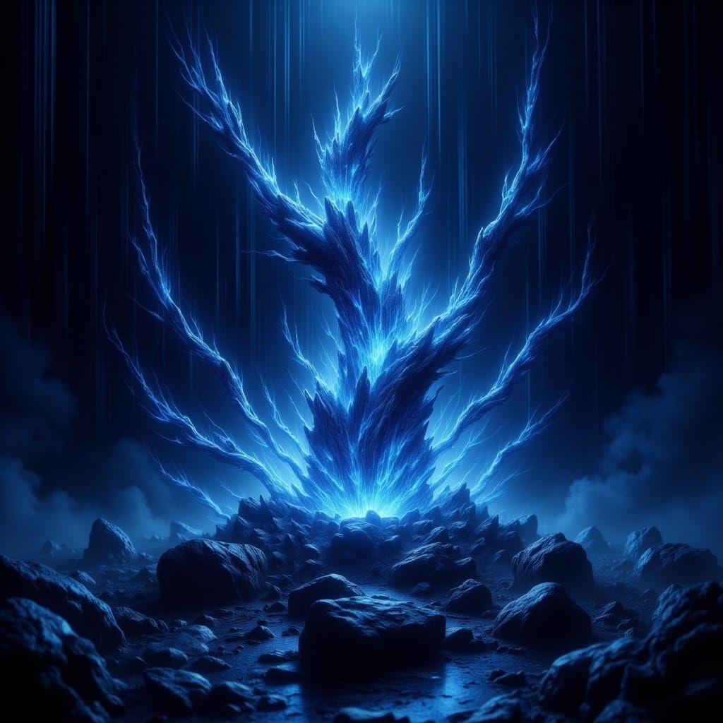 Ethereal Ectoplasm Tendrils in a Mystical Realm