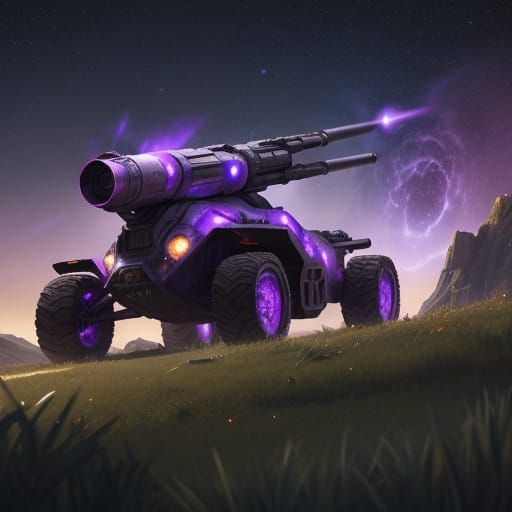 Sci-Fi Rocket Launcher on Nebula Hill