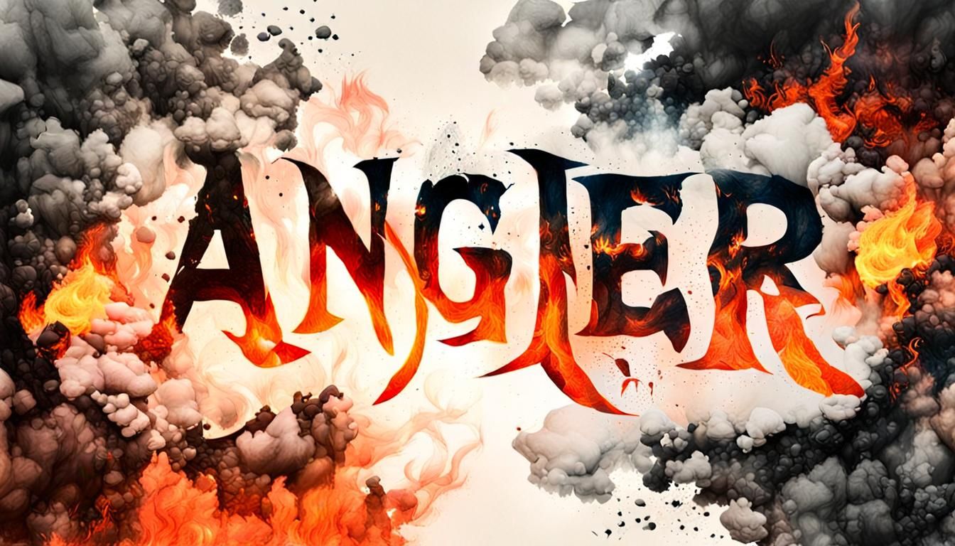 The word "ANGER"
