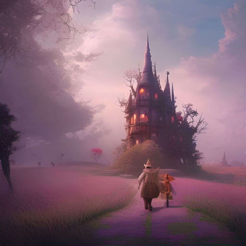 Hyperdetailed Wizard of Oz Cinematic Landscape