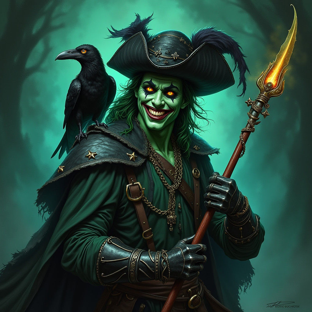 Hexblood Paladin with Circus Pirate Flair