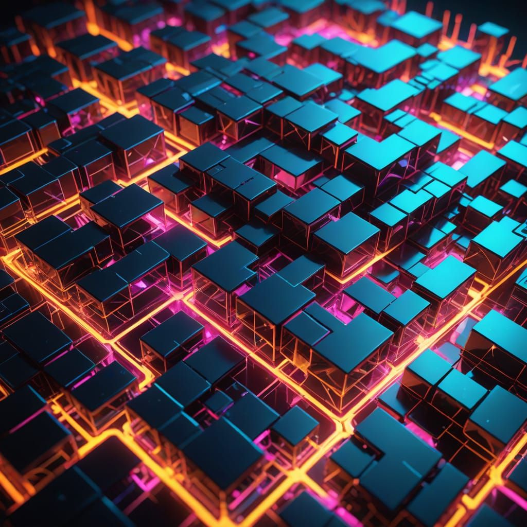 Sci-Fi Crystal Weave Fabric in Neon Colors