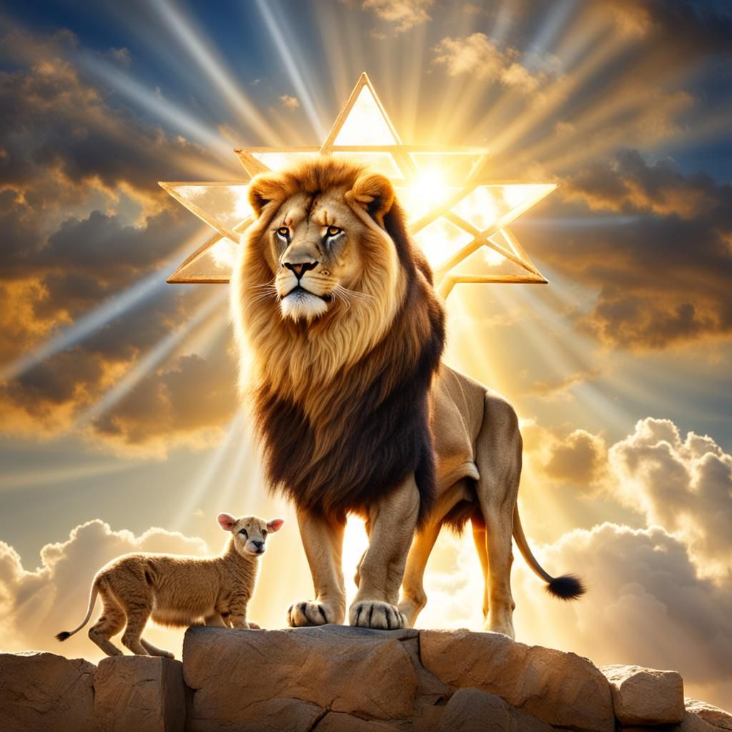 Lion and Lamb Worship with Star of David