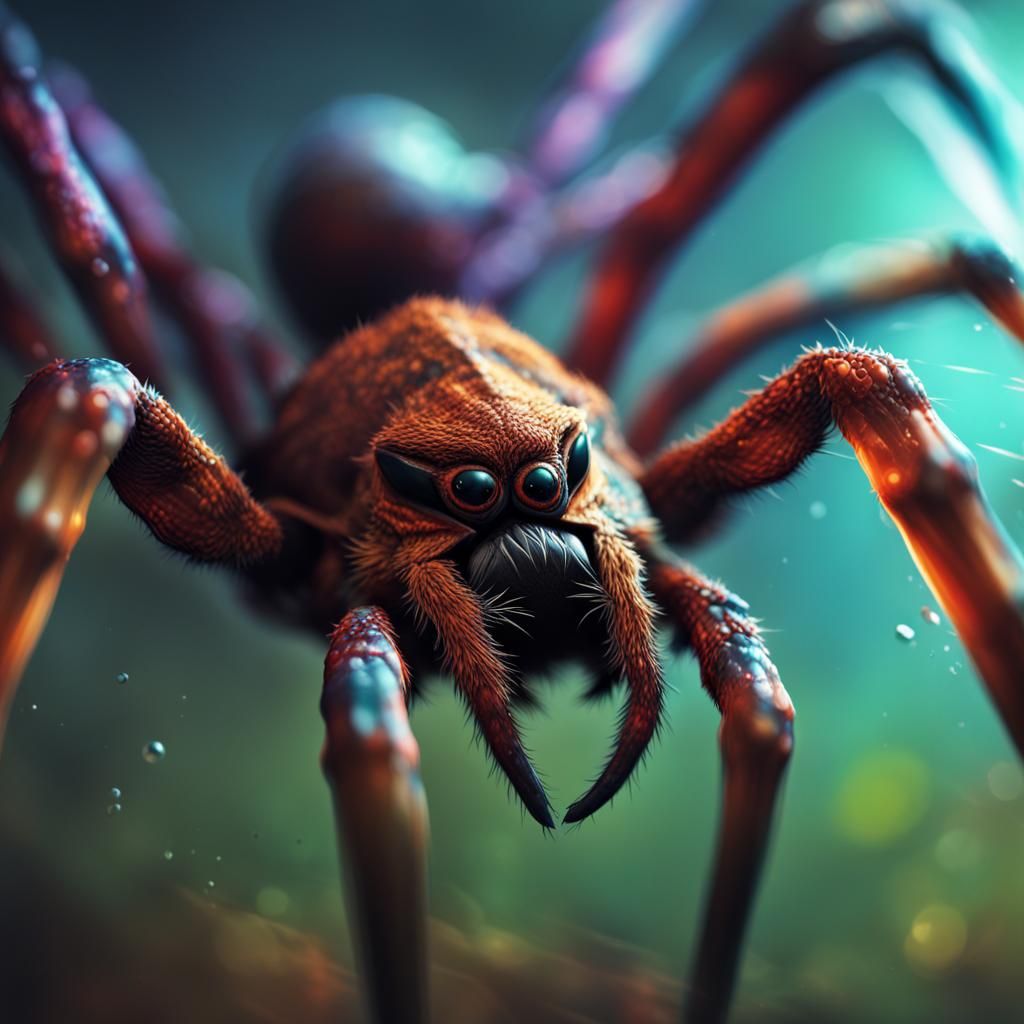 Hyperrealistic Spider Capable of Killing Dinosaurs