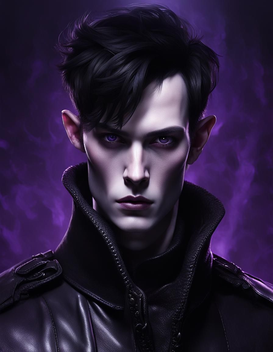 Elven Character Portrait in Gothic Surrealism