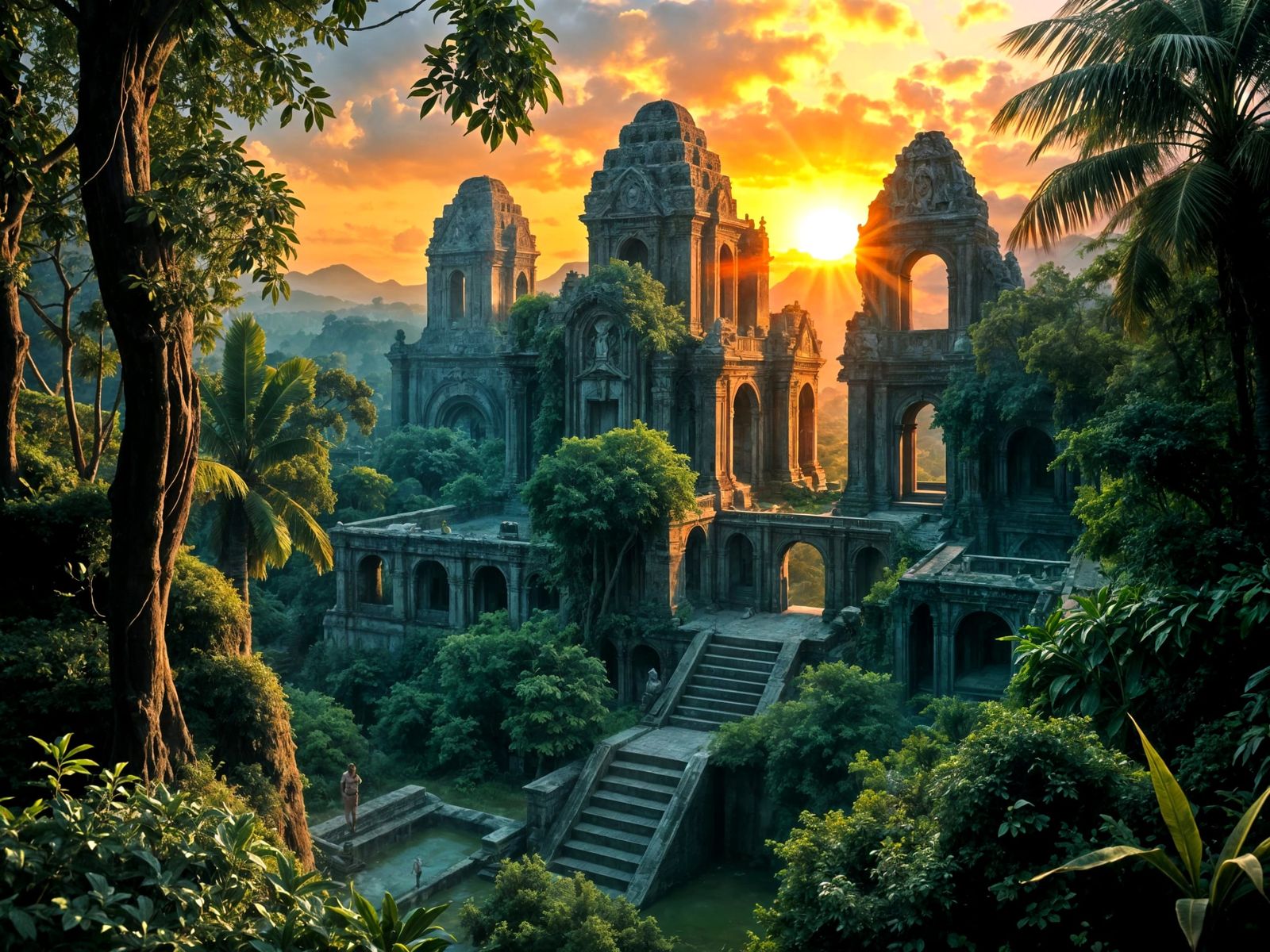 AI Generated Image of a Lost City