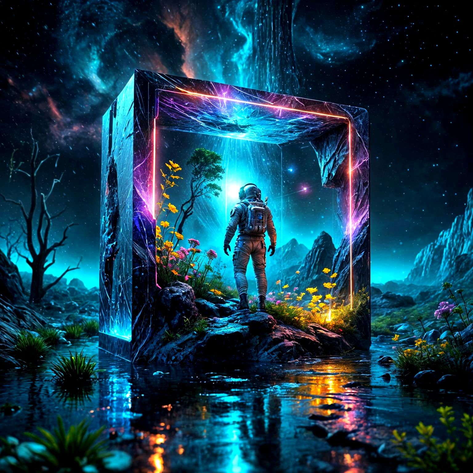 Astral Cosmic Portal Unveils Mysterious Otherworldly Realm