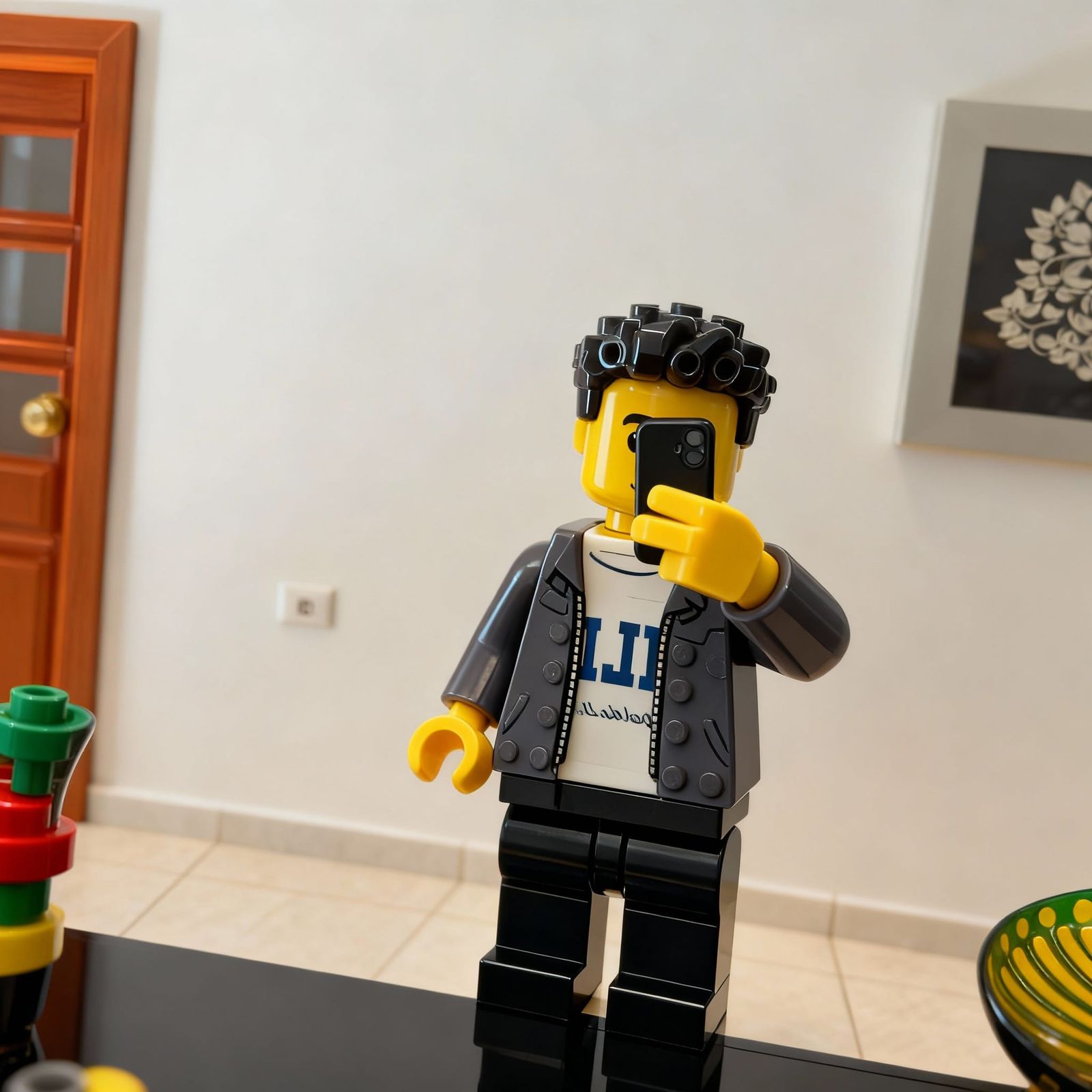 LEGO Minifigure Toy Photography in Cinematic Lighting