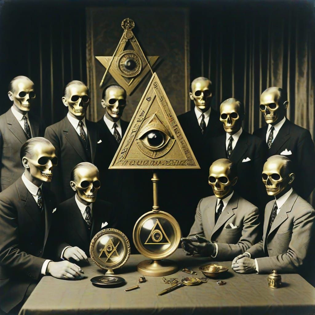 Surrealism in a Gilded Vintage Style