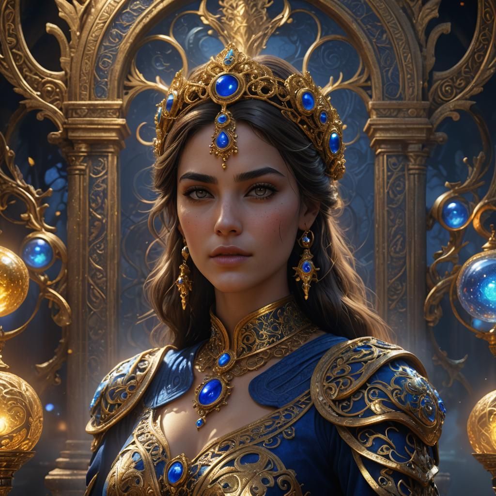 Fantasy Portrait of Italian Woman in Unreal Engine 5