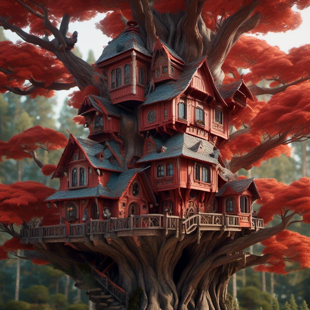 Red Treehouse