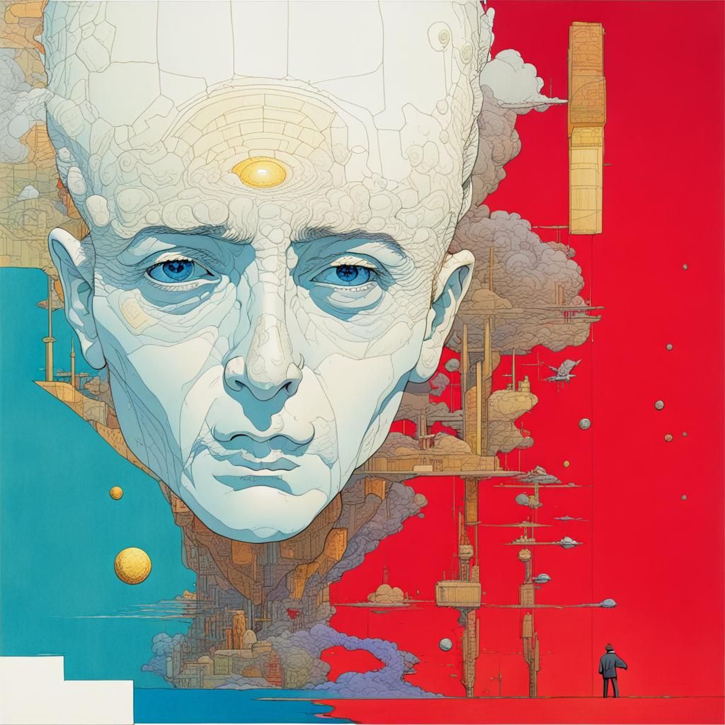 Moebius Inspired AI Art