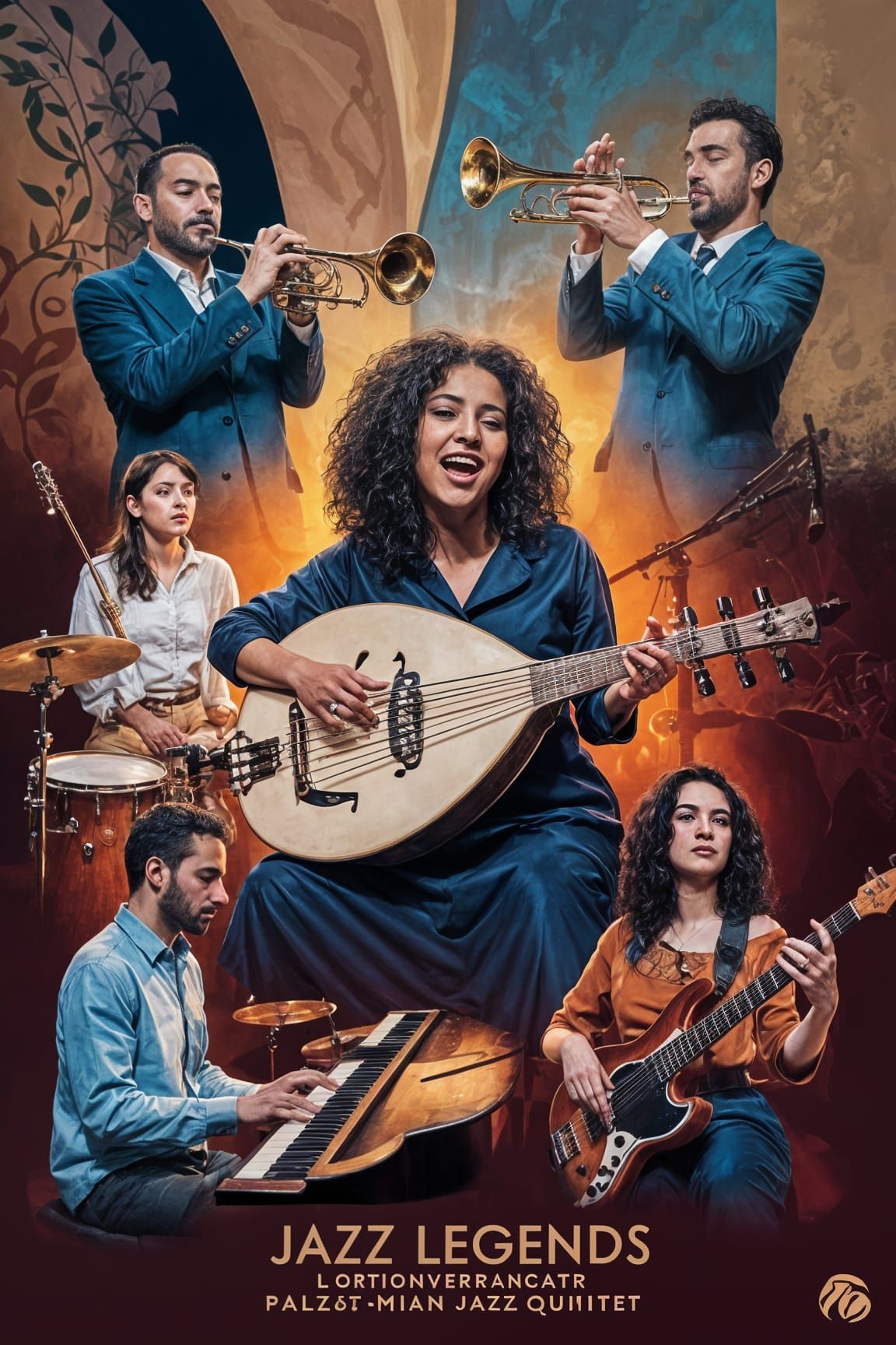Palestinian Jazz Quintet Album Cover