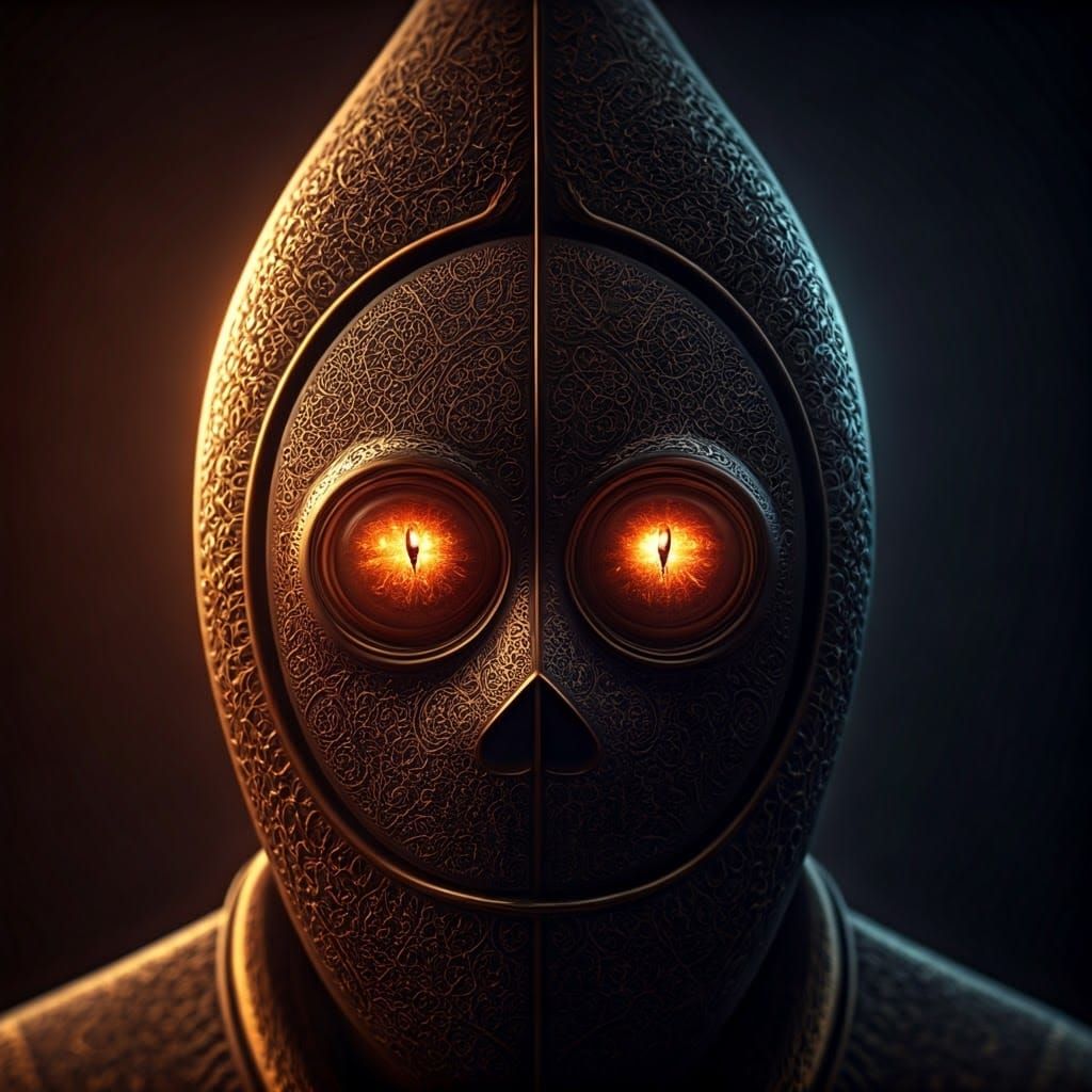 Intricate Hyperrealistic Scene with High Contrast Lighting