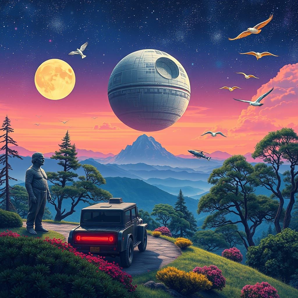 Surreal Death Star