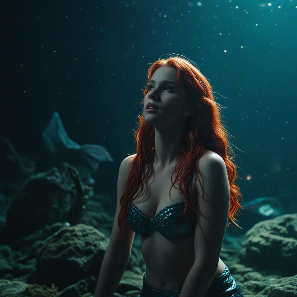 New year 2025. Danish little mermaid