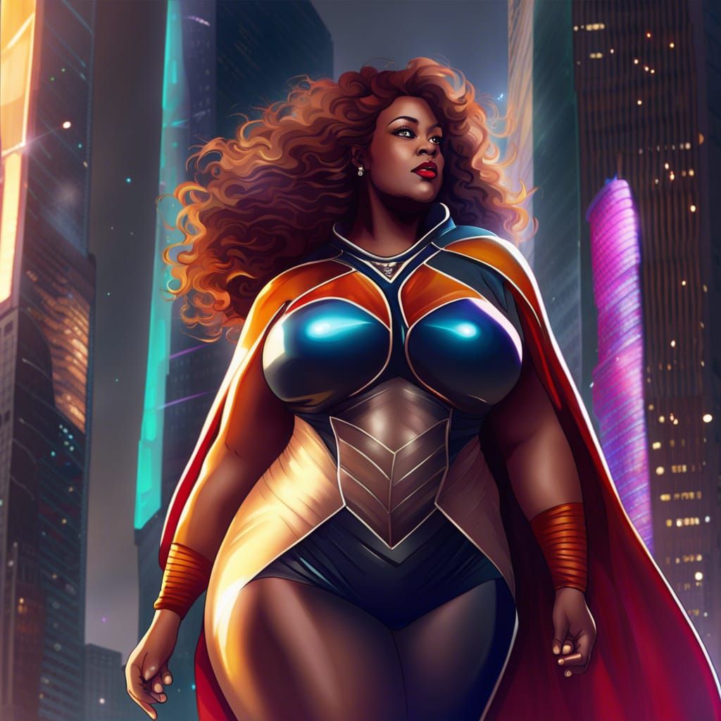 Supergoddess on Martian Avenue: Comic Book Art