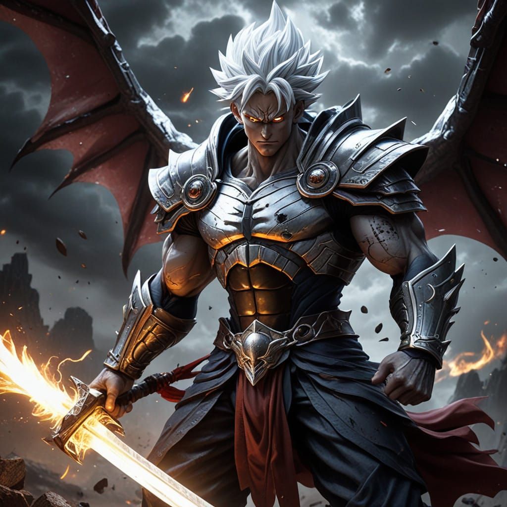 Guts in Ultra Instinct Mode, Berserk Meets Saiyan Power