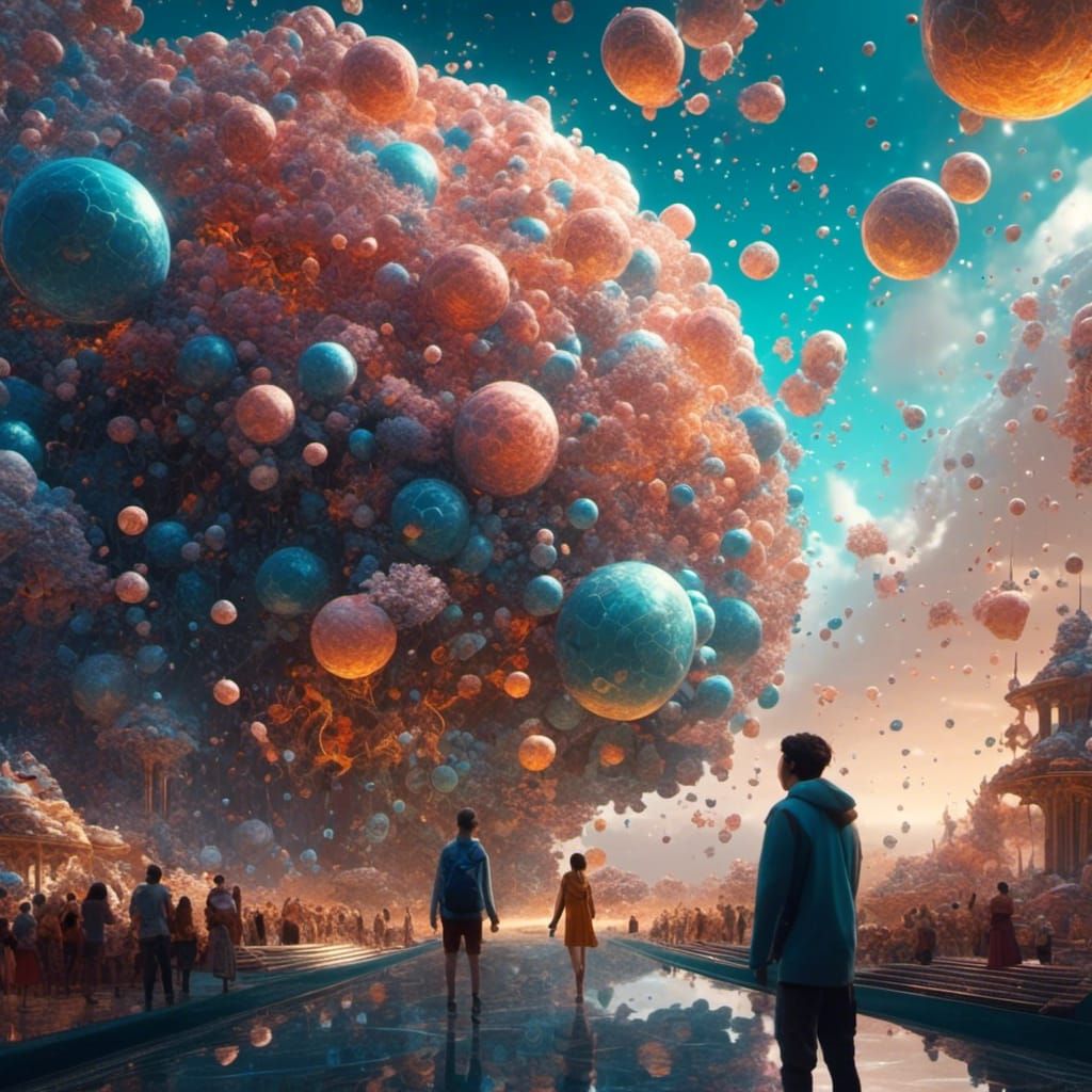 Epic Dance of Enhanced Brains in Digital Painting